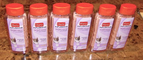 Hartz Infusions Hairball Control Cat Shampoo Lot of 6 bottles
