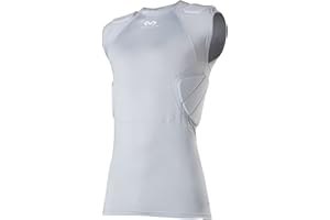 McDavid Unisex-Adult Md7935Rival Integrated Shirt/5-Pad Grey AL
