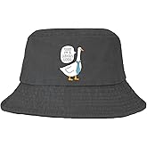 Today I'm A Serious Goose Silly Goose Bucket Hats Bucket Hat Flodable Womens Hats for Golf Accessories for Camping Wash Black