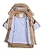 GloryStar Girl's Stylish Adjustable Elastic Waist Windbreaker Jacket Khaki