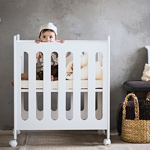 ミニミニベッド Castle ホワイトキャッスル と専用布団のセット B07dn7932h White ベビーベッド 人気新品入荷