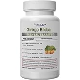 Superior Labs Ginkgo Biloba 1200 mg, Non-GMO, Black Pepper for Increased Absorption, Ginkgo Extract, Improves Memory & Focus, Circulation Booster, Natural Antioxidant Nootropic, 120 Veg Caps