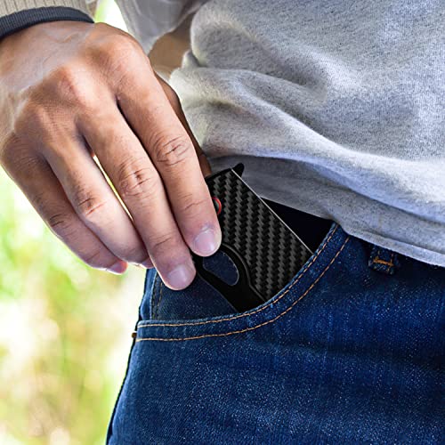 LAURISILVA Folding Pocket Knife,Carbon Fiber Lightweight Handle and D2