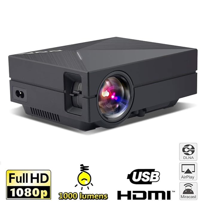 JiaDY Proyector Reproductor Multimedia doméstico Proyector de ...