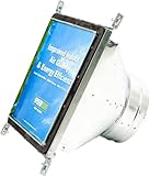 Speedi-Boot SBH-121212 SRA 12-Inch Width by 12-Inch Length to 12-Inch Diameter Square-to-Round Register Vent Boot with Adjustable Hangers