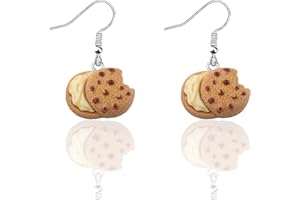 Chocolate Chip Cookie Earring Sweet Dessert Food Lover Gift Baking Baker Earring Cookie Jewelry