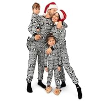 The Children's Place Baby Group 1-Family Matching, Christmas Pajama Sets, Cotton, Fairsile-Black