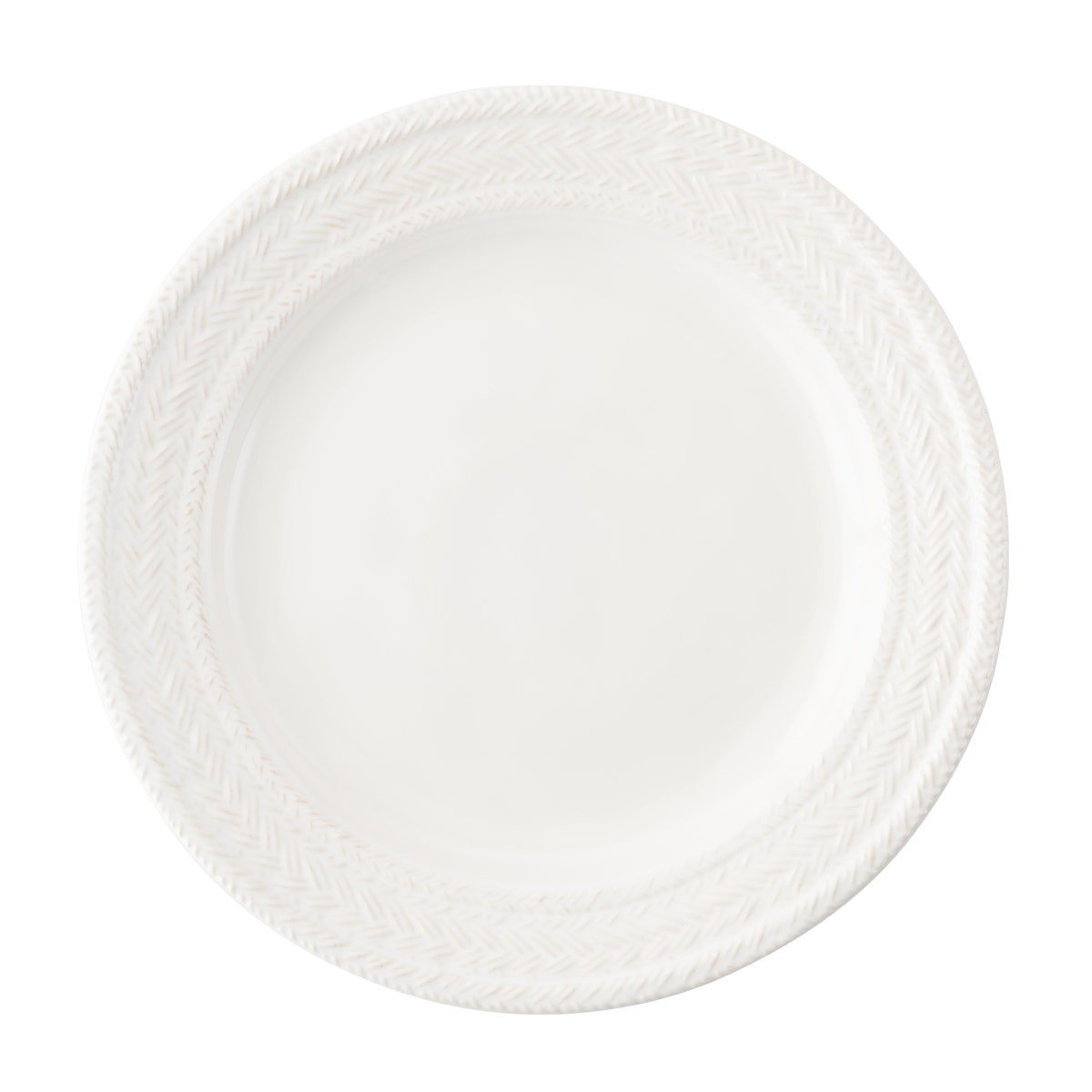 JuliskaLe Panier Whitewash Dinner Plate