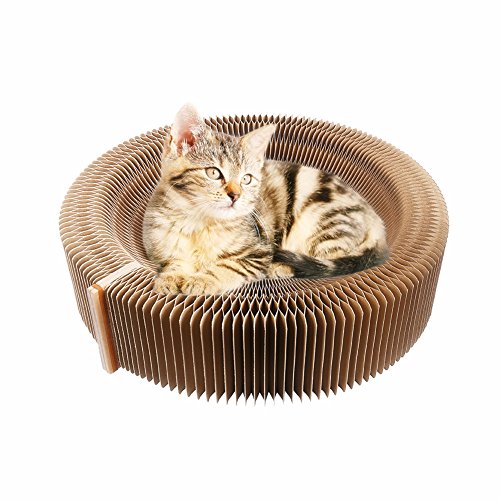 Buy CamRom Collapsible Cat Scratcher Functional Corrugated Cardboard