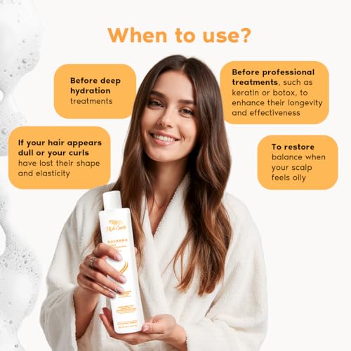 I Belli Capelli Ravenna Hair Treatment Kit- 1kg/35.2 oz B-tox Hair Mask + 300ml/10.1 fl.oz Anti-Residue Shampoo- Repair & Clarifying Shampoo for Longer Effect