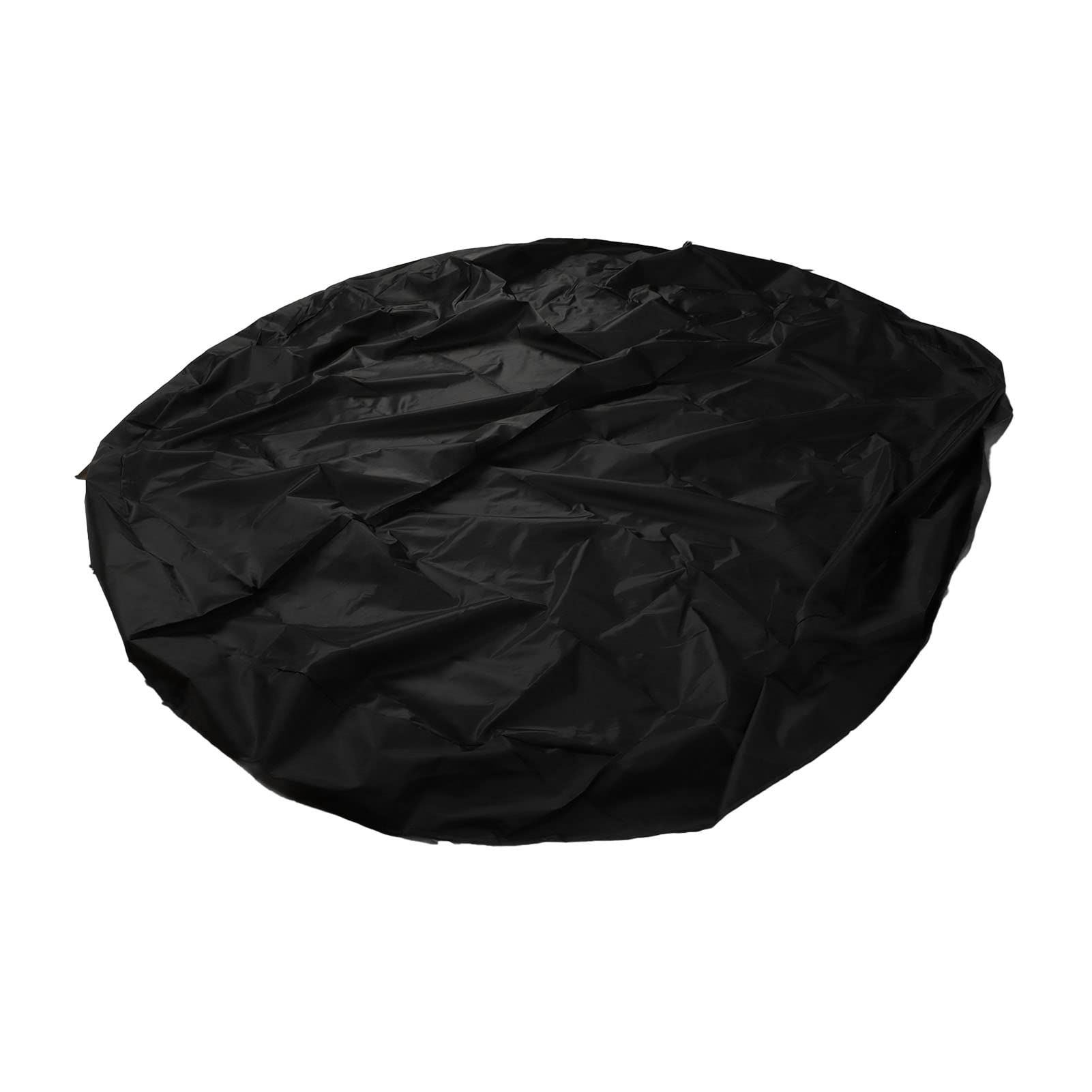 Swimming Pool Cover, 6ft Black Round Bathtub Cover Liner, Dustproof Protection for Barbecue Grill & Outdoor Furniture