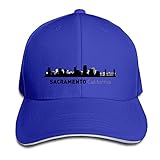 Unisex Sacramento California City Silhouette Adult Peaked Cap Trucker Hat