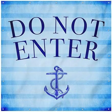 at the lowest price CGSignLab u0027Do Not Enter -Nautical Stripes 