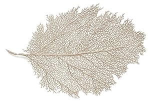 Amazon.com: Gold Placemats Round Placemats Table Mats Set of 4 Vinyl Leaf Champagne Gold Color ...