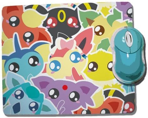 Mouse Mat Pokemon Eeveelution Evoli Evolution) (Fluffy by Kawaii Chibi Chamalow Chamalow-Shop