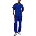 Adar Universal Unisex Scrubs - Unisex Drawstring Scrub Set