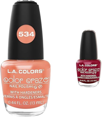 Amazon.com : L.A. COLORS Color Craze Nail Polish Bundle with