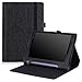 MoKo Lenovo Yoga Tab 3 8 Case - Slim Folding Cover Case for Lenovo Yoga Tab 3 8 Inch 2015 Tablet, Black