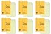 National Brand Brown Board Cover Steno Notebook, Gregg, Green Paper, 6 x 9 Inches, 60 Sheets (36646), 6 Packs