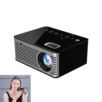 LQQZZZ Mini proyector HD, táctil Proyector portátil 1080P El LED ...