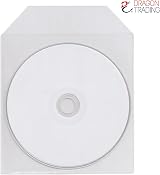 DragonTrading 25 x CD DVD Clear Cover Cases 100 Micron Plastic Wallet view 6