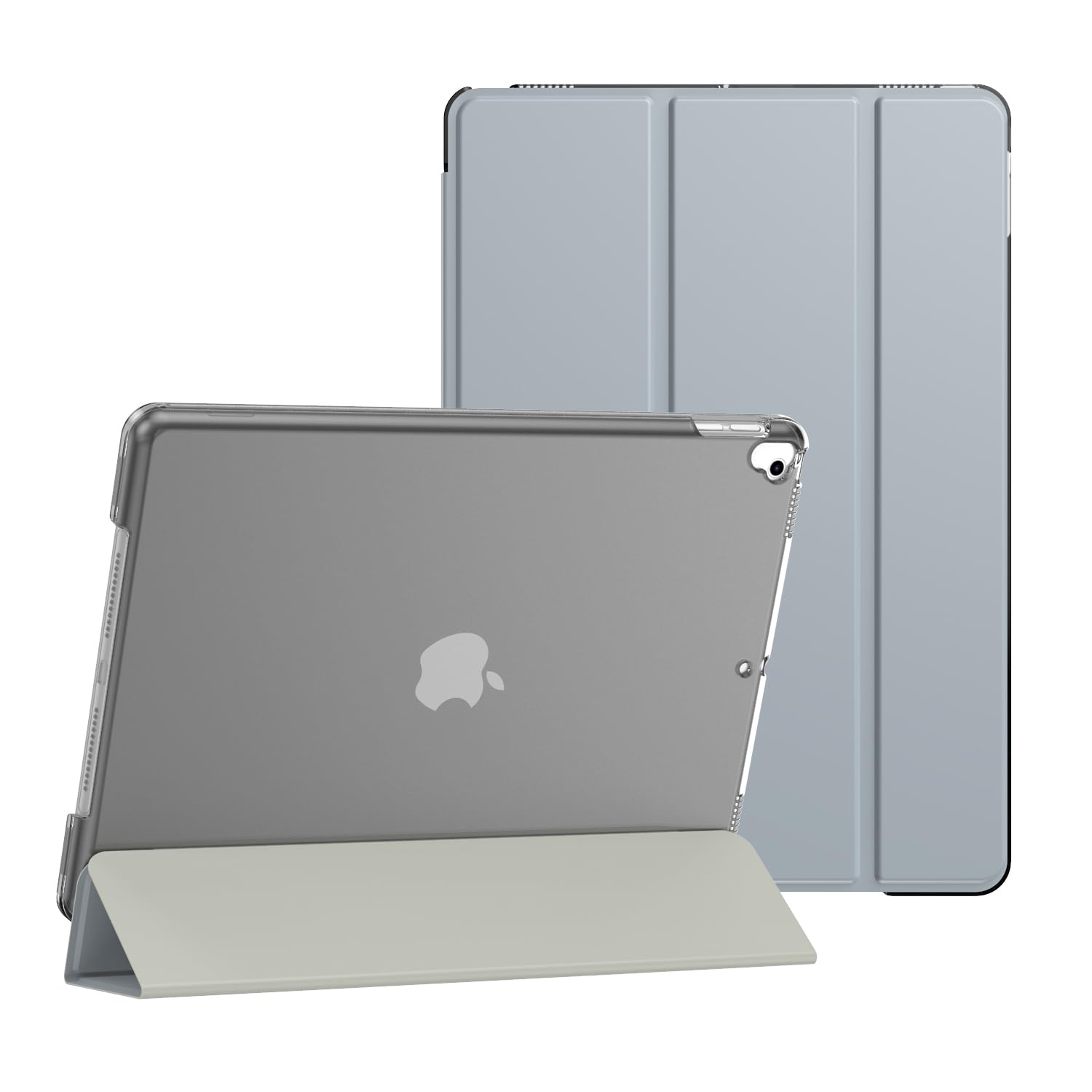 Smart Case For Apple iPad Pro 10.5 (2017) A1701 A1709 And iPad Air 3 (2019) A2153 A2123 A2152 with Auto Wake/Sleep (Grey)