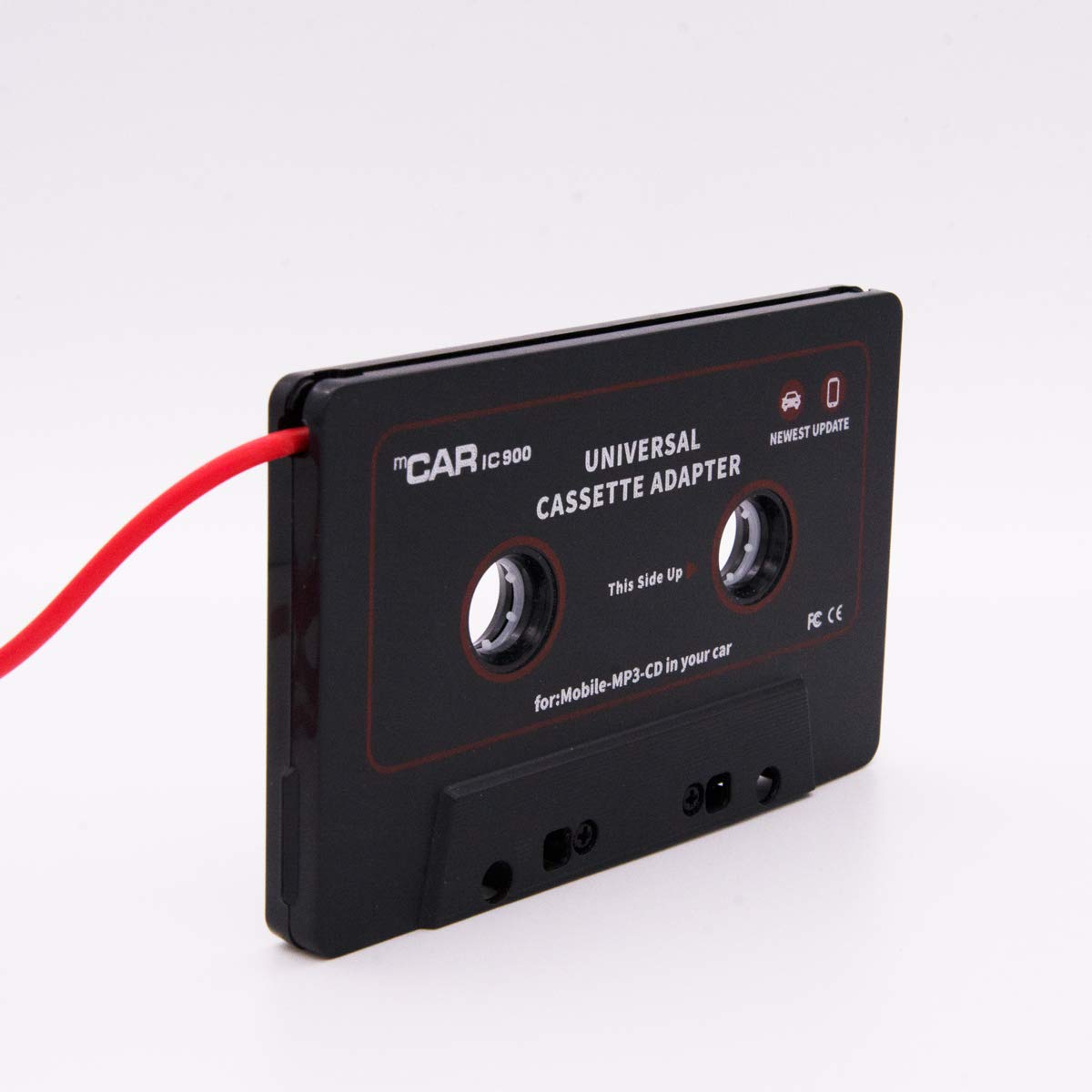 2019 Upgrade 3.5mm Plug 3ft Cord Black Universal Car Audio Cassette