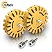 Seven Sparta 2Pack Rubber Eraser Wheel Car Decal Sticker Remover Tool 4-inch for Removing Vinyl, Pinstripes, Stickers from Cars, Boats, Motorcycles