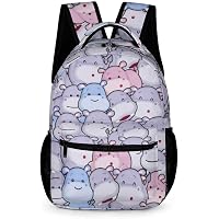 SYtrade Animal Print Kids School Backpack – 3D Hippo Design, Durable Bookbag For Boys & Girls