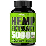 Viridian Peaks Hemp Extract Capsules - 5000MG - Supplement for Anxiety & Stress Relief - 100% Grown & Made in USA - Premium Quality Immune Support - Omega 3-6-9 Source - Insomnia Relief & Mood Boost