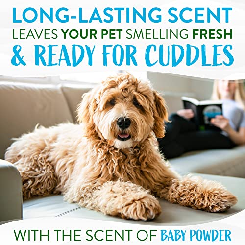 TropiClean Baby Powder Dog Perfume Spray Long Lasting Naturally