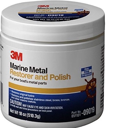3M Metal Restorer and Polish, 09019, 18 oz Paste