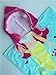 Athaelay Girls' Bath Towel, Toddler Hooded Poncho, Baby Girl's Swimwear Cover-Ups, Mermaid, Fit 1-5 Years Old