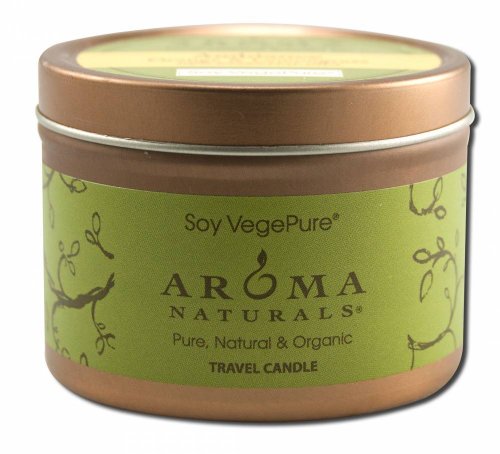 AROMA NATURALS CNDL,SOY,AMB,YEL,SM,TIN, CT