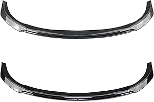 Front Bumper Spoiler Lip Kit for Tesla Model Y 2020 2021 2023 Gloss Black Carbon Look