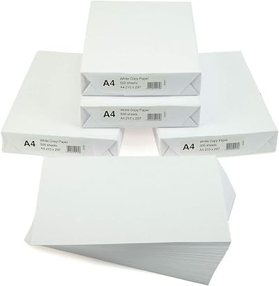 FastWrite A4 Office Paper 80gsm 5 Reams Box Laser Inkjet Printer Copying