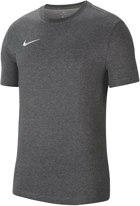 Herren M Nk Df Park20 Tee T-Shirt, Charcoal Heathr/White, XXL EU
