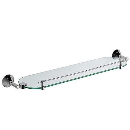 Amazon Com Bathroom Shelves Bathroom Shelf Single Layer Tempered