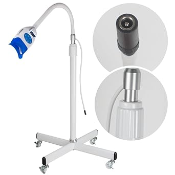 enshey luz led de blanqueamiento dental movil frio led lampara de blanqueamiento acelerador de sostenimiento en la mesa led blanqueamiento de dientes