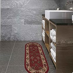 Machine Washable Oriental Design Non-Slip