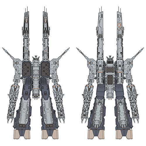 1/4000 SDF-1 Macross ship The forced attack type Theater edition Plastic model.