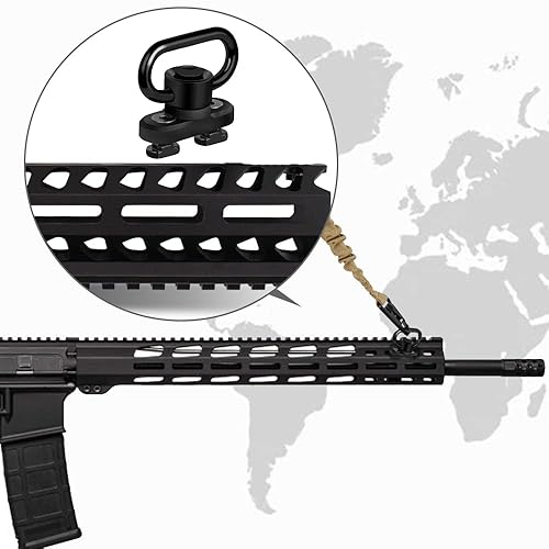 Bontok Sling Swiels Mount 1.25 Inch 360° Rotation Sling Mount Mloc Attachments Set for Two Point Traditional Sling (1 Pack)　並行輸入品 Bontok 1.25 Sling Swivel Mount Set with M-LOK Attachments - Two