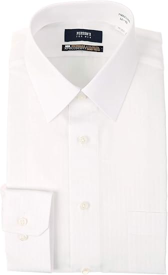 Amazon ヨウフクノアオヤマ 洋服の青山 パーソンズ フォー メン Person S For Men オールシーズン用 長袖 Non Ironmax レギュラーカラー スタイリッシュワイシャツ 43cmcm Pmax1100 服 ファッション小物 通販