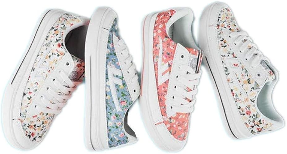 Amazon マリア スニーカーレディース ローカット シンプル 厚底スニーカー 花柄 シューズ レースアップ 美脚 靴 スポーツ 春夏秋 スニーカー