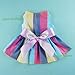 Fitwarm® Adorable Rainbow Ribbon Dog Dress Dog Shirt Dog Clothes Pet Dress, Medium