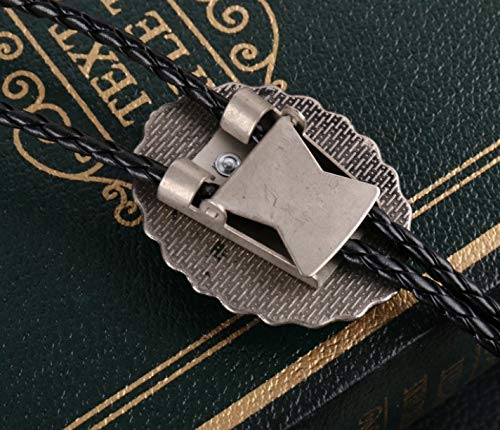 Bolo Tie Accessories, DIY Metal Collar Ornament Rope Buckle Adjustable (Sizes Mix)
