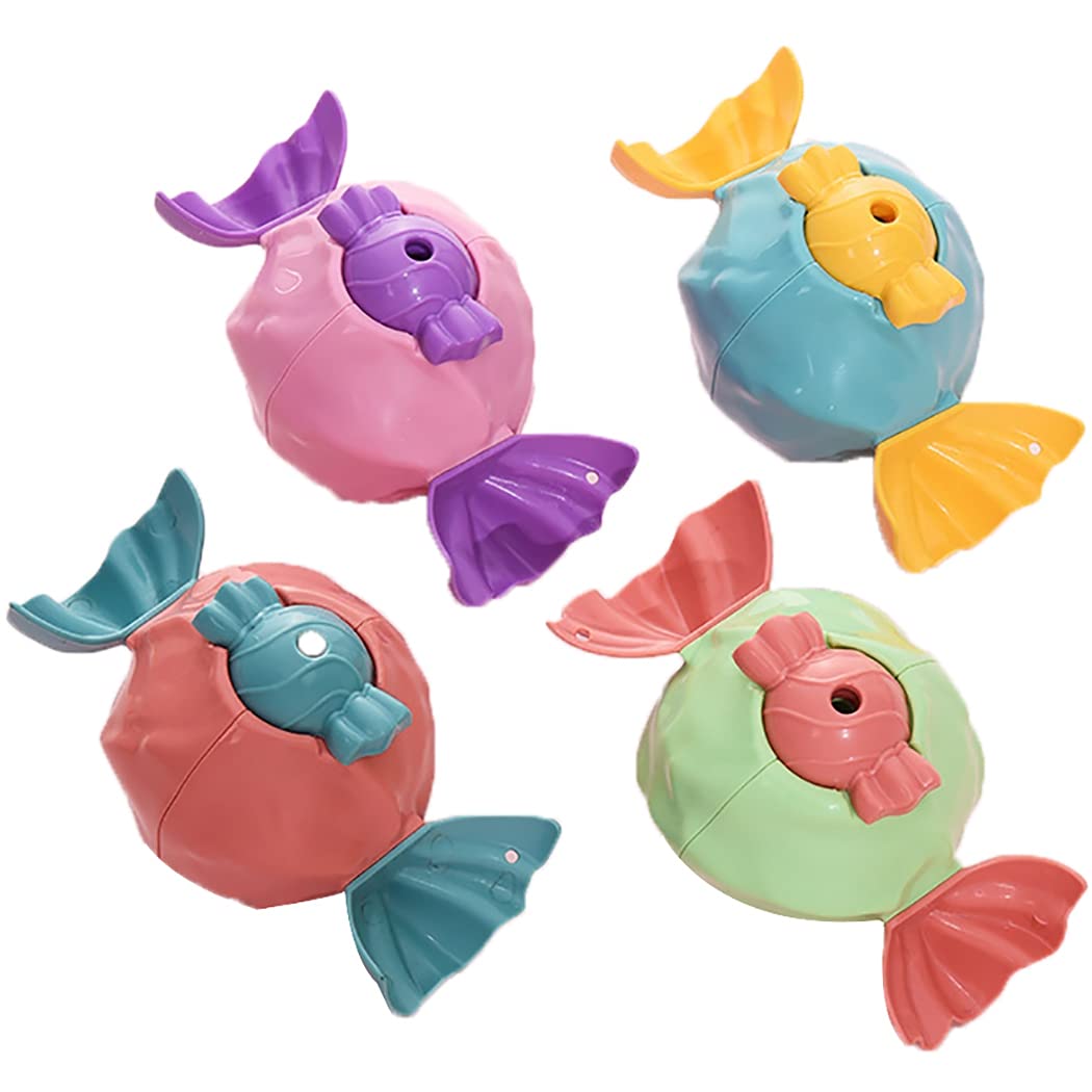 SOWUNO Spinner Toys Stress Relief 4PCS Interactive High Speed Mini Cute