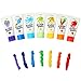 Jar Melo Finger Paint 7 Colors Set Washable Kids' Finger Paint, 7 Count Paints Supplies Gift for Kids,Toddler