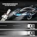 Led Headlights H11 H8 CREE 4800LM 6500K Fanless Cool White Headlight Bulbs Conversion Kit