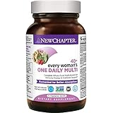 New Chapter Every Woman's One Daily 40+, Women's Multivitamin Fermented with Probiotics + Vitamin D3 + B Vitamins + Organic Non-GMO Ingredients - 72 ct